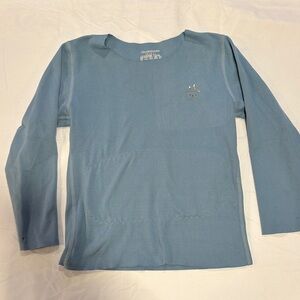 Blue Long Sleeve Kids Shirt